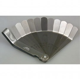 Lisle 68050 Valve Tappet Feeler Gauge, 11 offset blades, ½" x 4"-