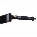 Lisle 89610 Flow Thru Parts Wash Brush, flat brush head, shutoff valve-