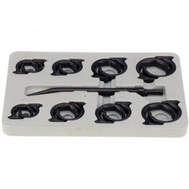 Lock Technologies LT1930XL Line Wrench Set, 16-piece, metric-