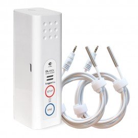 LoggerFlex BLXT02 BLOCK Thermo II WiFi Data Recorder and Alarm for Temperature Monitoring-