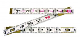 Lufkin 966N Red End Two Way Wood Rule, &amp;frac58;&amp;quot; x 6'-