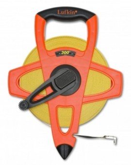 Lufkin FE300 Fiberglass Tape Measure, &amp;frac12;&amp;quot; x 300&#039;, C1 blade-