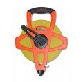 Lufkin FM100CME Fiberglass Dual-Sided Tape Measure, 0.5&amp;quot; x 328&#039;, SAE/metric-