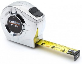 Lufkin P2212N Yellow Clad Power Tape Measure, &amp;frac12;&amp;quot; x 12', A1-