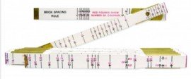Lufkin T636N Brick Mason Red End Wood Rule, &amp;frac58;&amp;quot; x 6&#039;-
