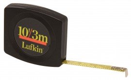 Lufkin Y613ME Pee Wee Pocket Tape Measure, &amp;frac14;&amp;quot; x 3 m/10&#039;, yellow clad-