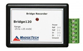 MadgeTech Bridge120-10mV Bridge/Strain Gauge Data Logger, &amp;plusmn;10mV-
