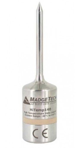 MadgeTech HiTemp140-2 Data Logger, 2" Probe, 284&amp;deg;F-