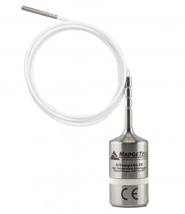 MadgeTech HiTemp140-FPST-12 High Temperature Data Logger with 12" flexible RTD probe, stainless steel tip, 284°F-