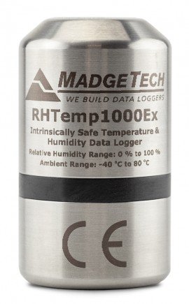 MadgeTech RHTemp1000Ex ATEX/IECex Approved Humidity and Temperature Data Logger-