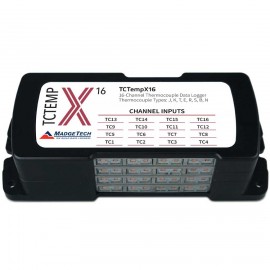 MadgeTech TCTempX12 Thermocouple-Based Temperature Data Logger, 12 channels-