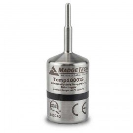 MadgeTech Temp1000IS-7-KR Submersible Intrinsically Safe Temperature Data Logger, 7" probe, -40 to 176&amp;deg;F-