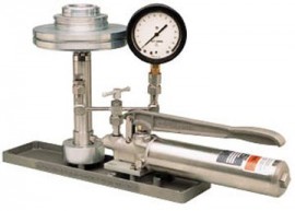 AMETEK M&amp;G T-50 Type T Hydraulic Deadweight Tester, 10 to 500 psi, 100 to 5000 psi-