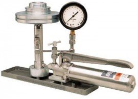 AMETEK M&amp;G T-50 Type T Hydraulic Deadweight Tester, 10 to 500 psi, 100 to 5000 psi-