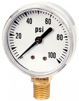Ametek M&amp;G T-591 Test Gauge, 4½", 0 to 42 kg/cm<sup>2</sup>-