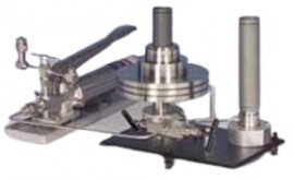 AMETEK M&amp;G TSQ-100M-1/C Type T Hydraulic Deadweight Tester with test data, 1 to 100 kg/cm<sup>2</sup>-