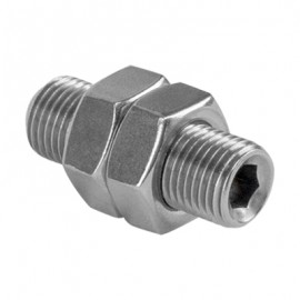 Mark-10 AC1082-1 Stud/Jam Nut Set, <sup>5</sup>&amp;frasl;<sub>16</sub>-18M-