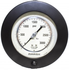 Marsh D6172 Test Gauge, 4.5", VAC/compound to 10,000 psi-