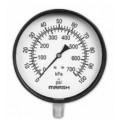 Marsh J0540 General Service Steel Case Gauge, 1.5&amp;quot; dial, 0 to 15 psi-
