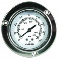 Marsh J7620P Severe Service Gauge, 30&amp;quot; Hg VAC to 200 psi, Copper Alloy, 1/4&amp;quot; NPT Lower-