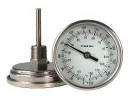 Marsh L11106 Bimetal Thermometer, 2&amp;quot;, 50 to 300&amp;deg;F/10 to 150&amp;deg;C-