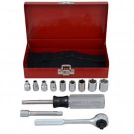 Martin Tools M12K Socket Set, 1/4" drive, fractional-