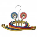 Mastercool 33561 2-Way Brass Manifold with 3 x 60&amp;quot; standard hoses, for R600A R290 R134A-