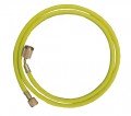Mastercool 45602 Yellow Hose with 60&amp;quot; hose, shut-off valve fitting-