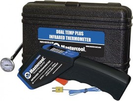 Mastercool 52225-A-SP Dual Temp Plus Infrared Thermometer with pocket thermometer, 30:1-