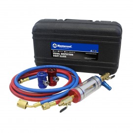 Mastercool 53377-YF Visual Inspection Sight Glass Kit with R1234yf manual couplers-