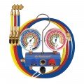 Mastercool 59661 2-Valve Aluminum Manifold with 60&amp;quot; Hoses-