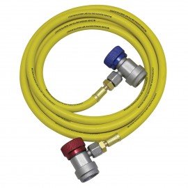 Mastercool 69889-SF HA A/C System Flush Hose Assembly with 8&#039; hose, R134a-