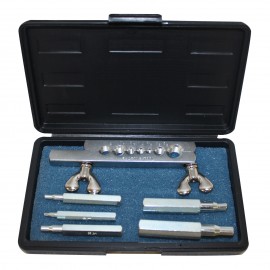Mastercool 70049 Swaging Punch Set with flaring bar, 1/4, 5/16, 3/8, 1/2, and 5/8"-