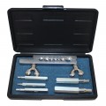 Mastercool 70049 Swaging Punch Set with flaring bar, 1/4, 5/16, 3/8, 1/2, and 5/8"-