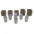 Mastercool 71098 Flaring and Double Flaring Adapter and Die Set, 3/16 to 1/2", hardened steel, 37&amp;deg;-