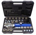 Mastercool 72485-PRC Universal Hydraulic Flaring Tool Set with blue handle, adapter sets-