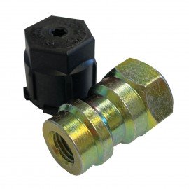 Mastercool 82332-5 Straight Adapter, high side, 1/4&amp;quot; x 16 mm, 5-pack-