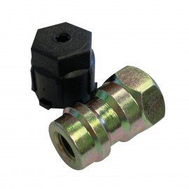 Mastercool 82358-D Straight Adapter with label, high side, 3/16&amp;quot; x 16 mm-