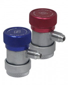 Mastercool 82934-E Manual Quick Coupler, low side, R134a, 1/4&amp;quot; FL-M x 13 mm-