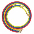 Mastercool 83602 60&amp;quot; Charging Hose for R1234yf, yellow, 12mm fitting x 1/2 x 16 ACME LH-