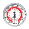 Mastercool 85500-RG 2-1/2&amp;quot; Gauge with protector guard, high side, R134a (no temp scale)-