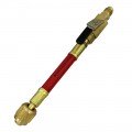 Mastercool 90265 Straight and Manual Shut-Off Valve, red, 1/4 x 1/4&quot;-