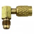 Mastercool 90314 Adapter with valve core, 1/4&quot; MFL x 1/4&quot; FFL-