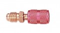 Mastercool 90332 Anti-Blowback Fitting Adapter, 1/4&quot; MFL x 1/4&quot; FFL-