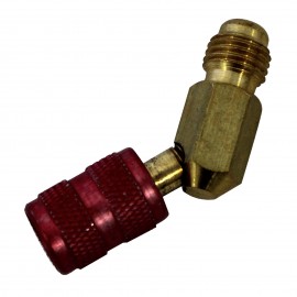 Mastercool 90927 45&amp;deg; Adapter Fitting High-Side, 1/4&quot; MFL x 3/16&quot; FFL-