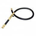 Mastercool 94260 Black Hose with ball valve, 60&amp;quot;, 3/8&amp;quot; SAE-