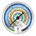 Mastercool ML Low Side Gauge Refrigerant Scale&amp;deg;C and BAR, 2-1/2&amp;quot; for R134a, R404A, R407C, R22 and R507-