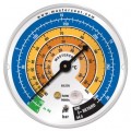 Mastercool RBL Low Side Gauge Refrigerant Scale&amp;deg;C, BAR, and PSI, 3-1/8&amp;quot; for R1270, R290, R600-