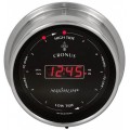 Maximum Cronus CSBN Time and East Coast Tide Clock, Nickel Case and Black Dial-