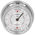 Maximum Harbormaster HBAC East Coast Tide Clock, Chrome Case and Silver Dial-